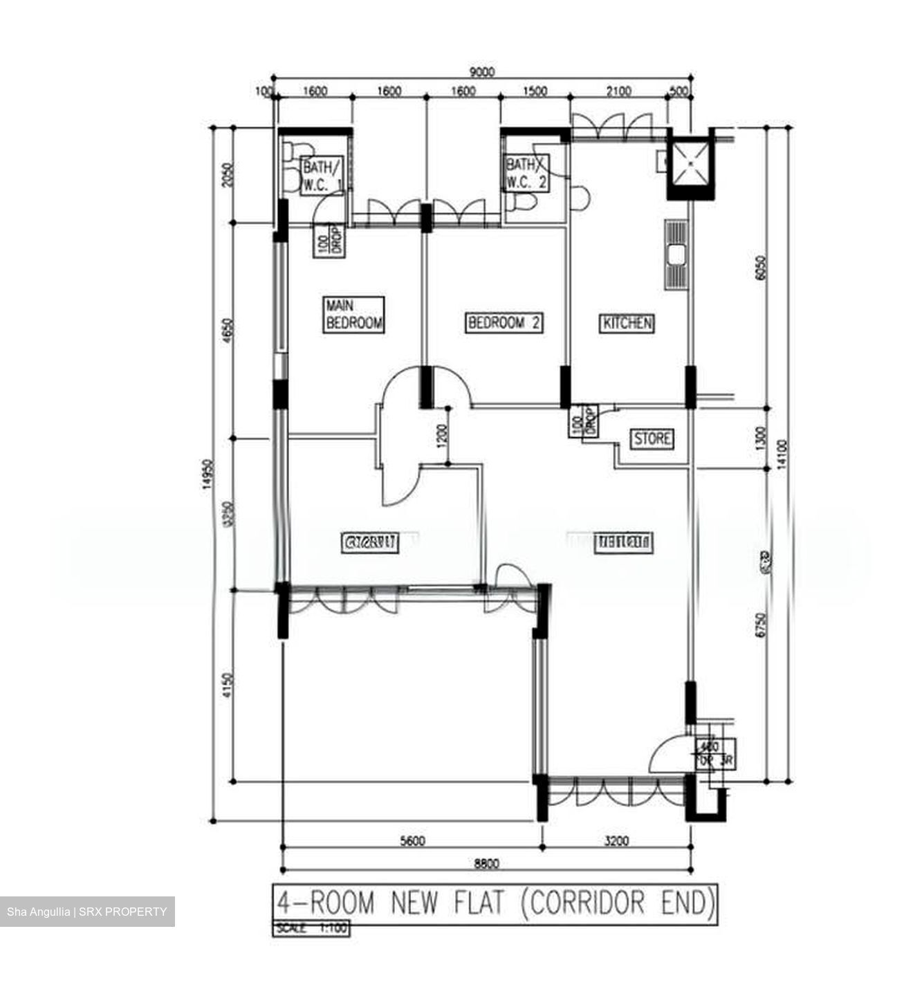 Blk 217 Tampines Street 23 (Tampines), HDB 4 Rooms #573153631